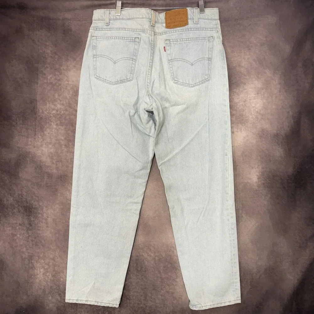 Vintage‎ Levis 550 Jeans Mens 36x30 Light Wash Made in USA Relaxed Tapered 90s